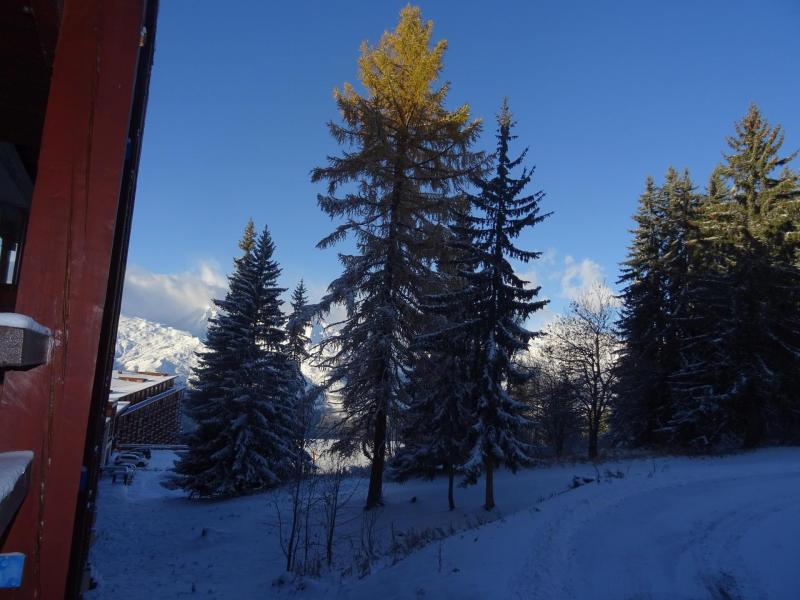 Location au ski Studio 4 personnes (737) - Résidence Belles Challes - Les Arcs - Extérieur hiver