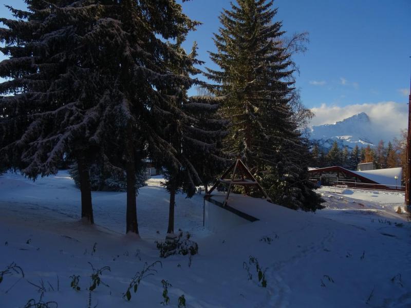 Vacances en montagne Studio coin montagne 4 personnes (534) - Résidence Belles Challes - Les Arcs - Extérieur hiver
