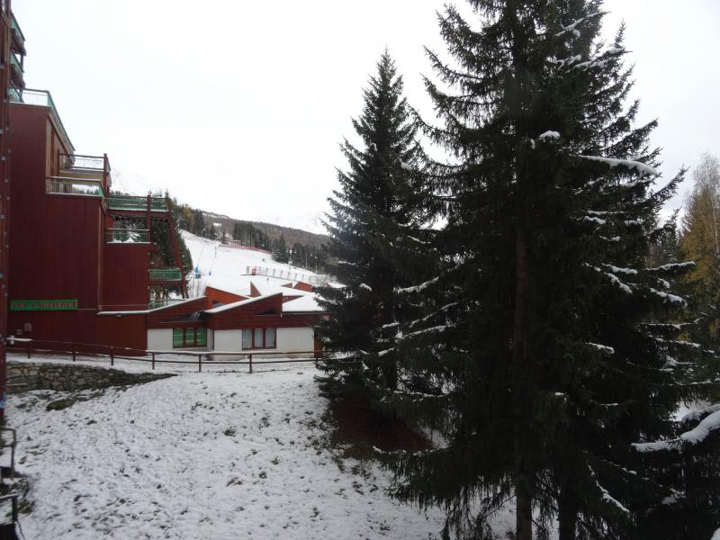 Location au ski Studio coin montagne 4 personnes (524) - Résidence Belles Challes - Les Arcs - Extérieur hiver
