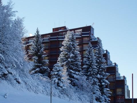 Vacances en montagne Studio 4 personnes (841) - Résidence Belles Challes - Les Arcs - Extérieur hiver