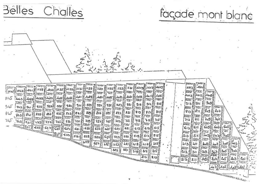 Soggiorno sugli sci Résidence Belles Challes - Les Arcs - Mappa