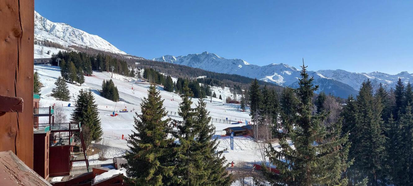 Location au ski Studio 4 personnes (1014) - Résidence Belles Challes - Les Arcs - Extérieur hiver