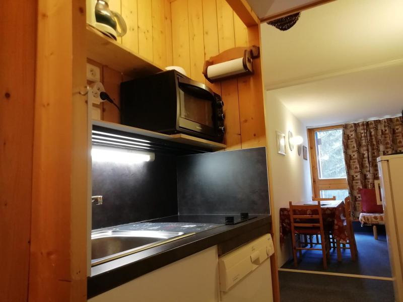 Rent in ski resort Studio 4 people (632) - Résidence Belles Challes - Les Arcs - Kitchen