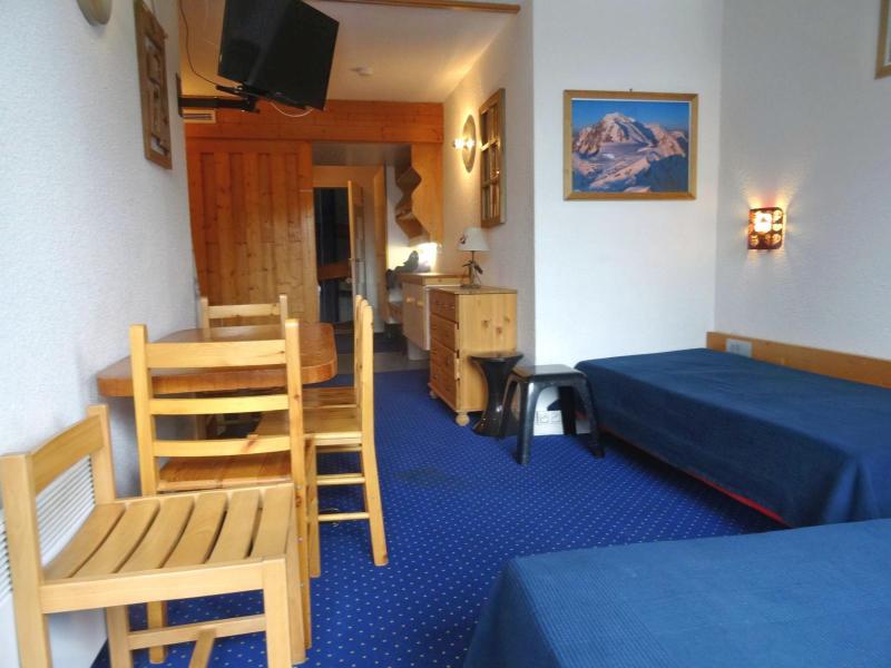 Rent in ski resort Studio sleeping corner 4 people (524) - Résidence Belles Challes - Les Arcs - Living room