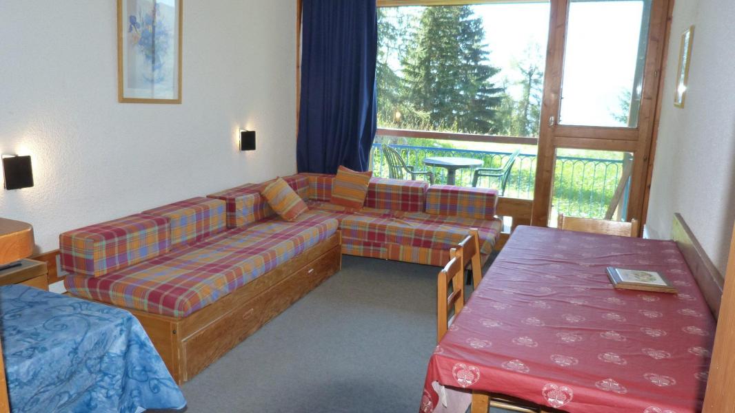 Ski verhuur Appartement 2 kamers 5 personen (001) - Résidence Bequi-Rouge - Les Arcs - Woonkamer