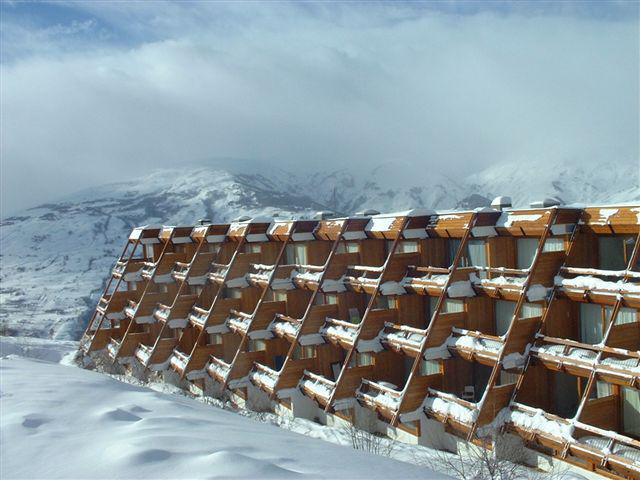 Location au ski Appartement 3 pièces 7 personnes (775R) - Résidence Cachette - Les Arcs - Extérieur hiver
