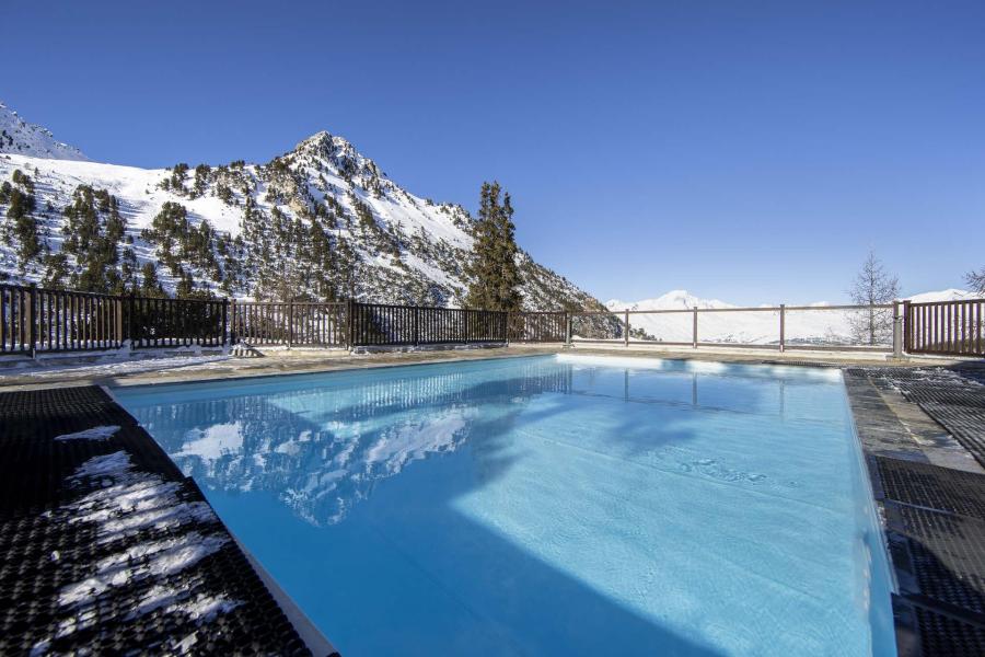 Аренда на лыжном курорте Апартаменты 3 комнат с мезонином 6 чел. (630) - Résidence Chalet des Lys - Les Arcs - зимой под открытым небом