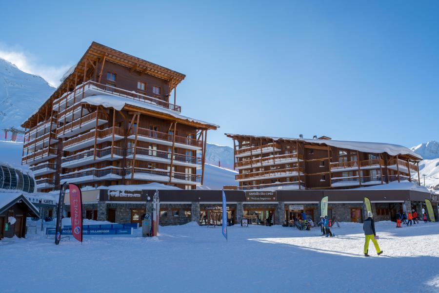 Аренда на лыжном курорте Résidence Chalet des Neiges Cîme des Arcs - Les Arcs - зимой под открытым небом