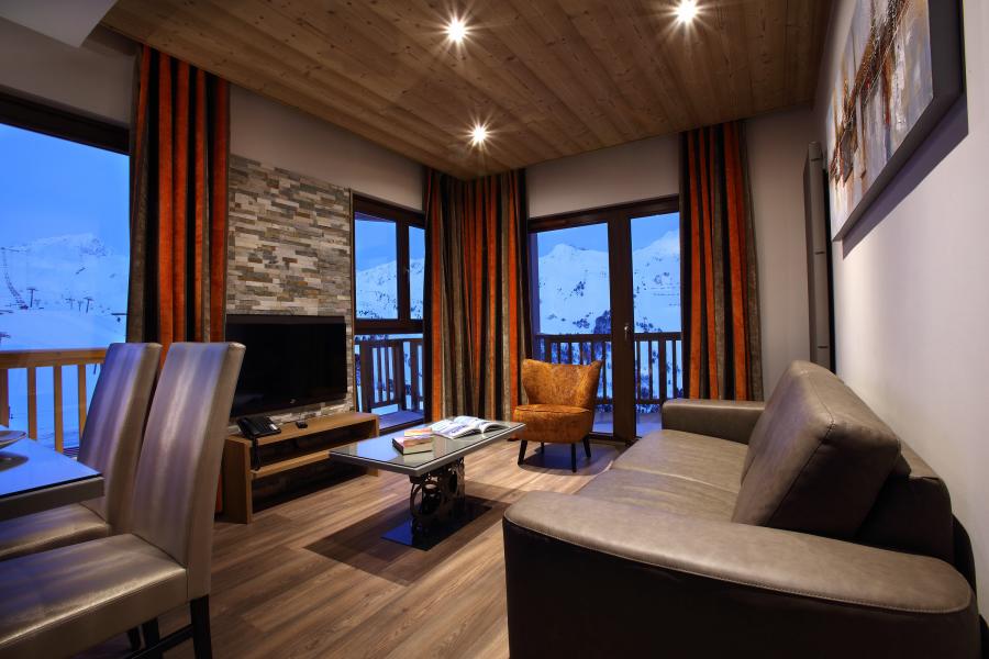 Rent in ski resort Résidence Chalet des Neiges la Source des Arcs - Les Arcs - Living area