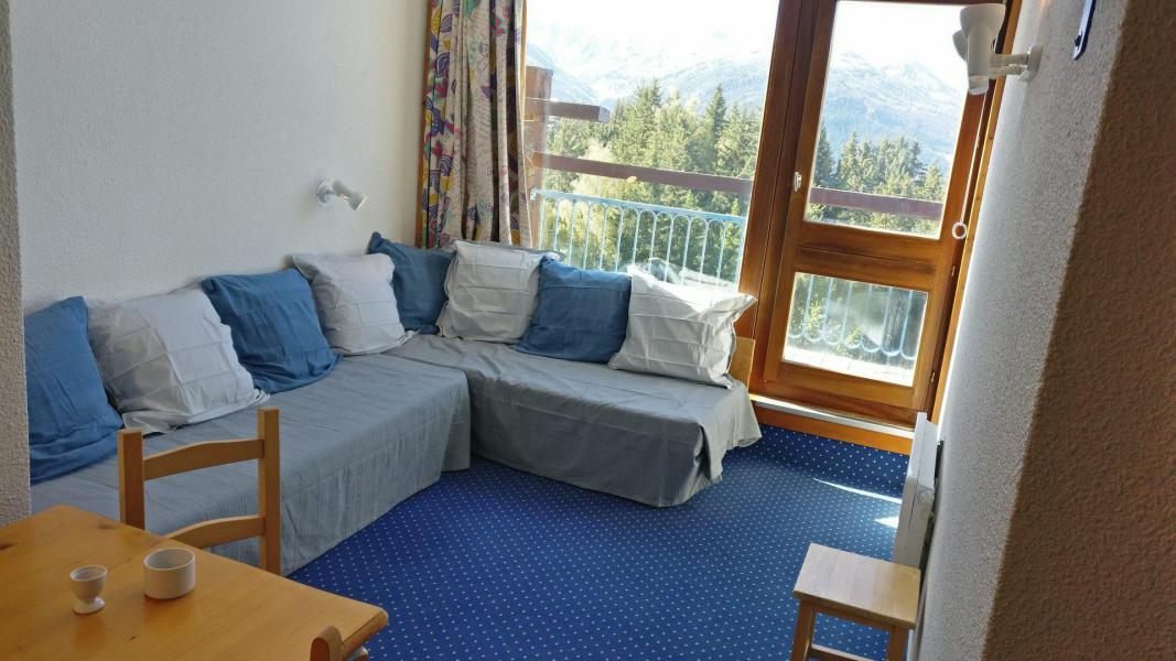 Ski verhuur Studio bergnis 4 personen (1118) - Résidence des Belles Challes - Les Arcs - Woonkamer