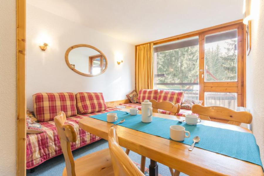 Ski verhuur Studio bergnis 4 personen (222) - Résidence des Belles Challes - Les Arcs - Woonkamer