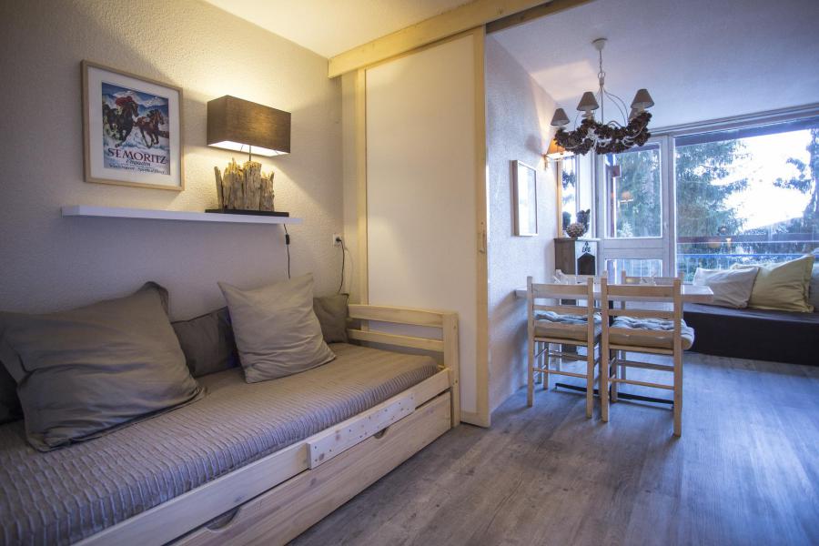 Ski verhuur Studio bergnis 4 personen (628) - Résidence des Belles Challes - Les Arcs - Woonkamer