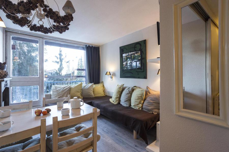 Ski verhuur Studio bergnis 4 personen (628) - Résidence des Belles Challes - Les Arcs - Woonkamer