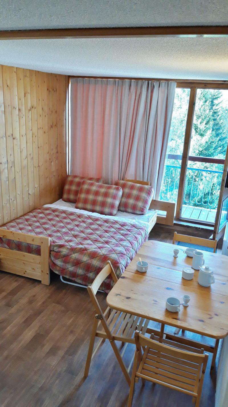 Skiverleih Studio Schlafnische 4 Personen (708) - Résidence des Belles Challes - Les Arcs - Wohnzimmer