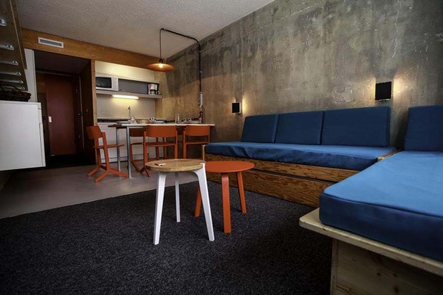 Аренда на лыжном курорте Квартира студия со спальней для 5 чел. (0966) - Résidence des Lauzières - Les Arcs
