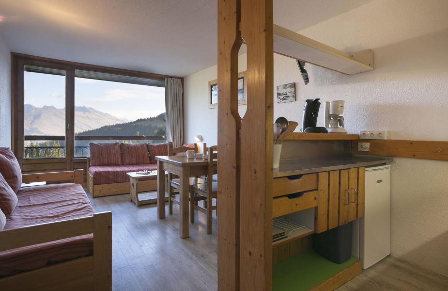 Ski verhuur Studio bergnis 5 personen (1695) - Résidence des Lauzières - Les Arcs - Woonkamer