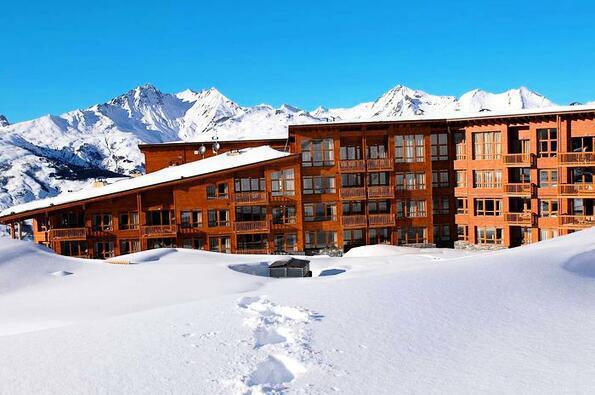 Ski verhuur Résidence des Monarques - Les Arcs - Buiten winter