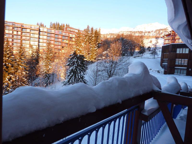 Location au ski Studio 2 personnes (1120) - Résidence Grand Arbois - Les Arcs - Extérieur hiver