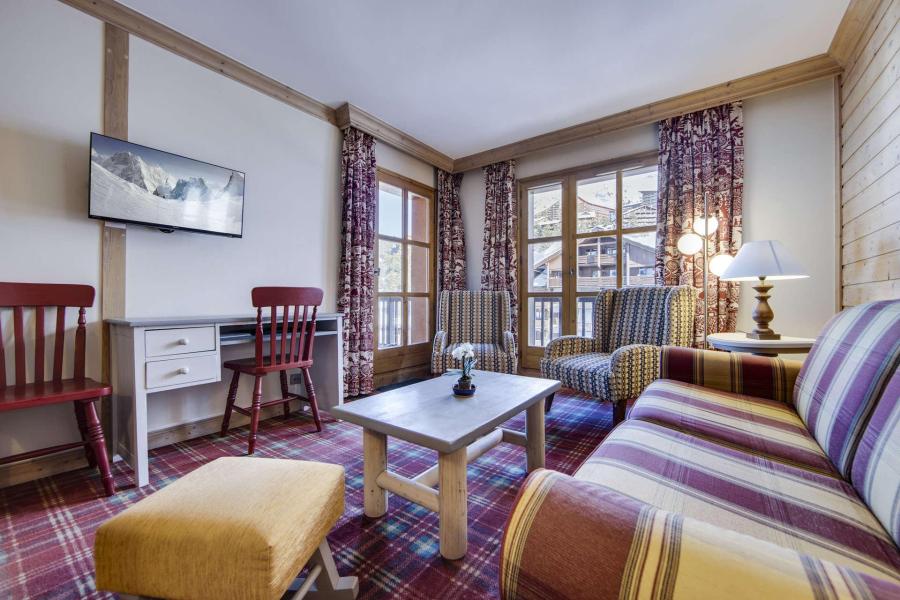 Rent in ski resort 3 room apartment 6 people (528) - Résidence Hameau du Glacier - Les Arcs - Living room