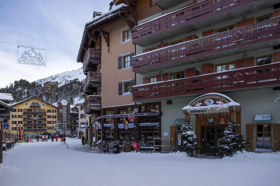 Ski verhuur Résidence Hameau du Glacier - Les Arcs - Buiten winter