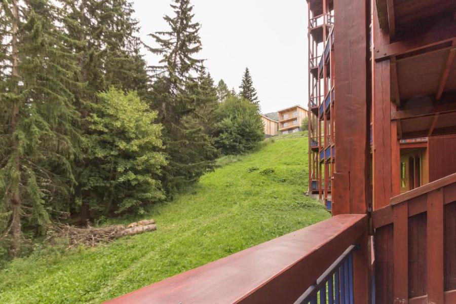 Wynajem na narty Apartament duplex 2 pokojowy 6 osób (1244) - Résidence l'Aiguille Grive 1 - Les Arcs - Taras