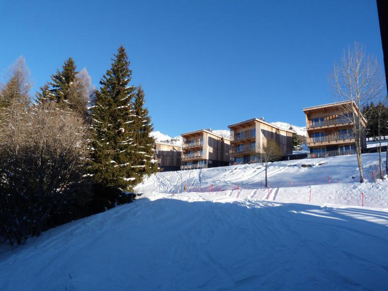 Vacanze in montagna Appartamento 1 stanze con mezzanino per 5 persone (525) - Résidence l'Aiguille Grive Bât I - Les Arcs - Esteriore inverno