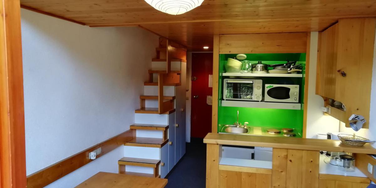 Skiverleih Wohnung 1 Mezzanine Zimmer 5 Leute (525) - Résidence l'Aiguille Grive Bât I - Les Arcs - Wohnzimmer