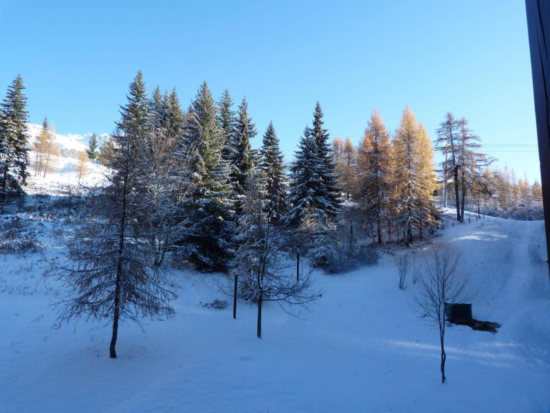 Location au ski Studio coin montagne 5 personnes (204) - Résidence l'Aiguille Grive Bât II - Les Arcs - Extérieur hiver