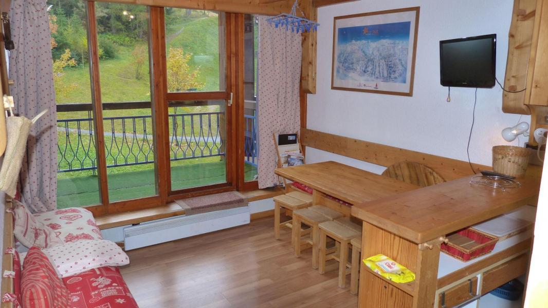 Skiverleih Studio Schlafnische 5 Personen (204) - Résidence l'Aiguille Grive Bât II - Les Arcs - Wohnzimmer