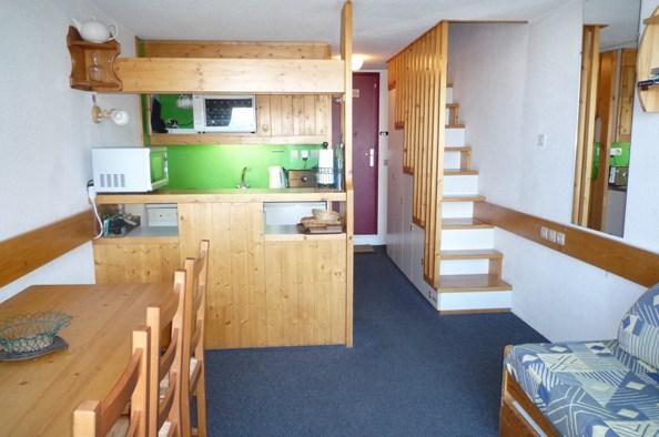 Rent in ski resort 2 room apartment 6 people (312) - Résidence l'Aiguille Grive Bât III - Les Arcs - Living room