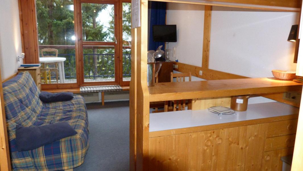 Rent in ski resort 2 room apartment 6 people (430) - Résidence l'Aiguille Grive Bât III - Les Arcs - Living room