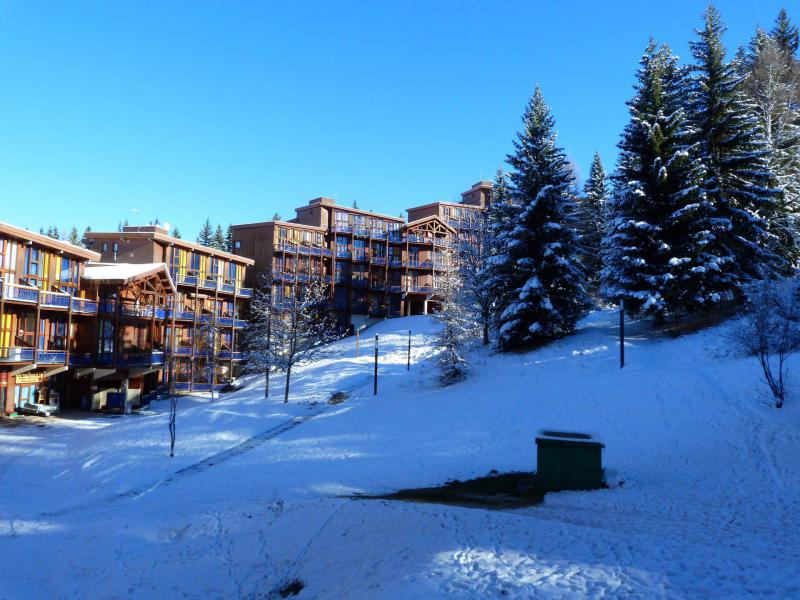 Аренда на лыжном курорте Апартаменты 2 комнат 6 чел. (213) - Résidence l'Aiguille Grive Bât III - Les Arcs - зимой под открытым небом