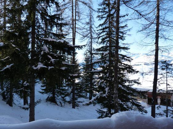 Location au ski Appartement 2 pièces 6 personnes (430) - Résidence l'Aiguille Grive Bât III - Les Arcs - Extérieur hiver