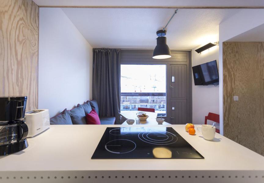 Location au ski Appartement 3 pièces 8 personnes (400) - Résidence l'Aiguille Rouge - Les Arcs - Kitchenette