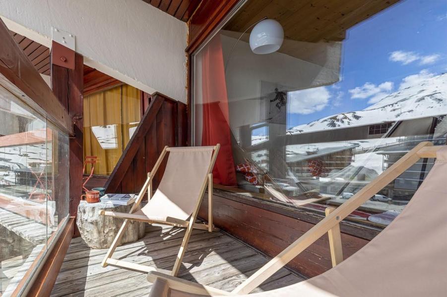 Alquiler al esquí Estudio -espacio montaña- para 4 personas (434) - Résidence l'Aiguille Rouge - Les Arcs - Terraza