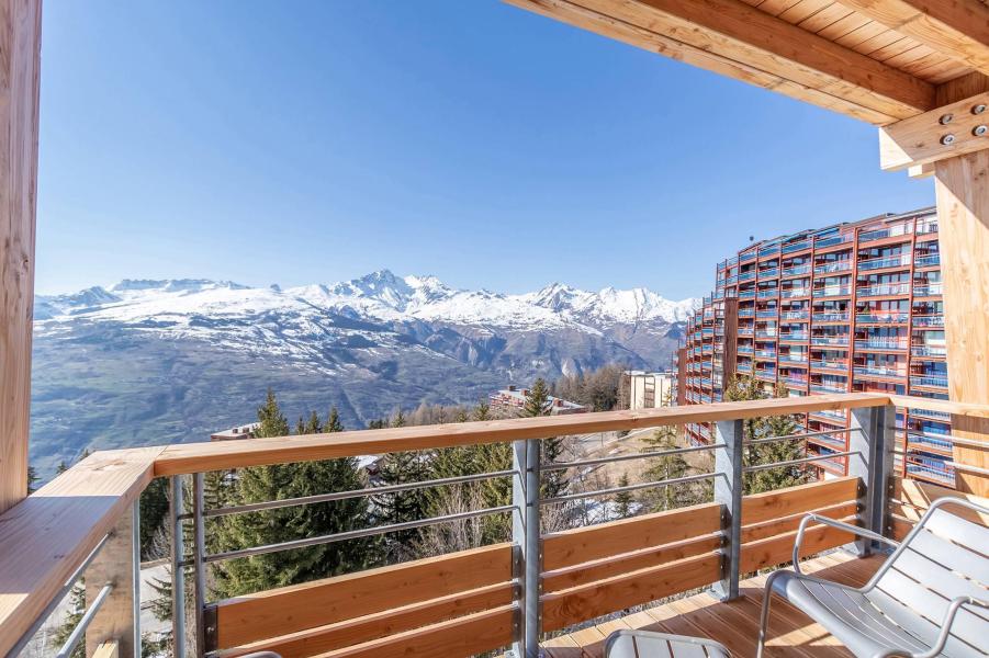 Ski verhuur Appartement 4 kamers 8 personen (B41) - Résidence L'Ecrin - Les Arcs - Balkon