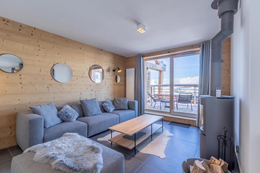 Ski verhuur Appartement duplex 6 kamers 12 personen (A51) - Résidence L'Ecrin - Les Arcs - Woonkamer