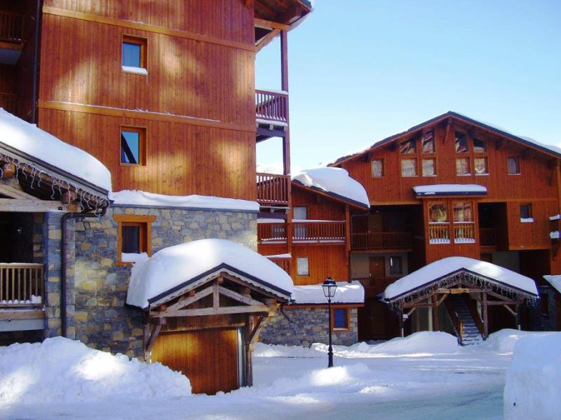 Location au ski Résidence le Chamois - Les Arcs - Extérieur hiver