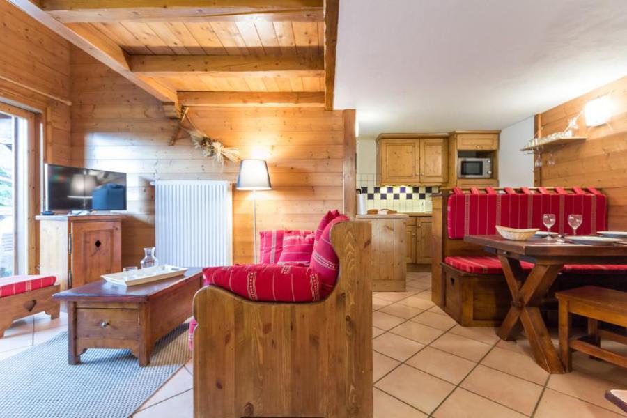 Ski verhuur Appartement duplex 3 kamers 6 personen (21) - Résidence le Chantel - Les Arcs - Woonkamer