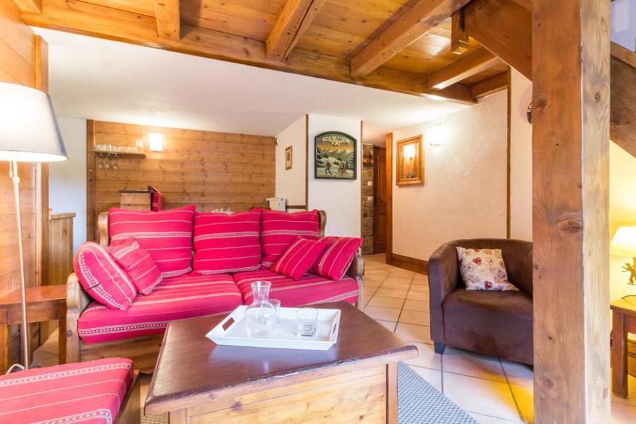 Ski verhuur Appartement duplex 3 kamers 6 personen (21) - Résidence le Chantel - Les Arcs - Woonkamer