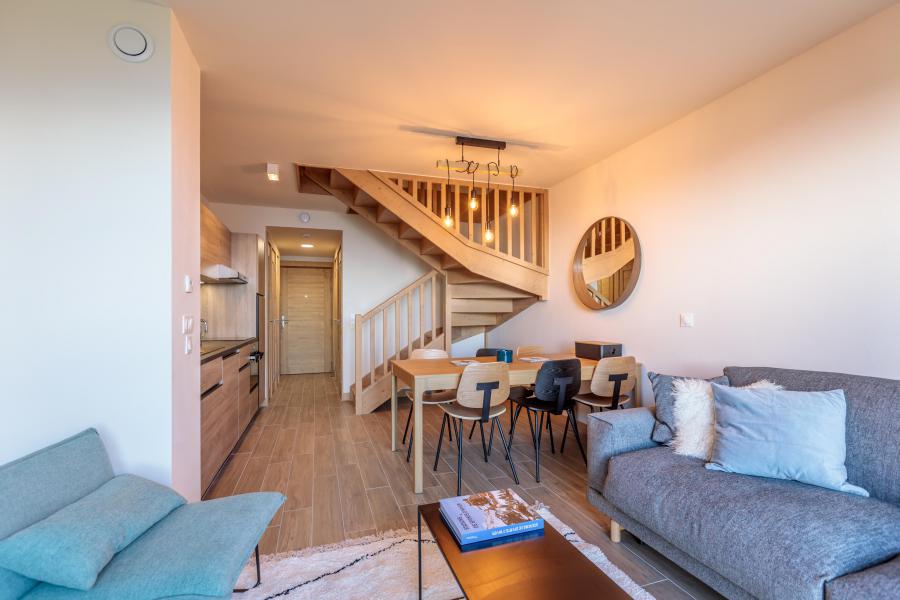 Rent in ski resort 3 room apartment 6 people (111) - Résidence le Ridge - Les Arcs - Living room