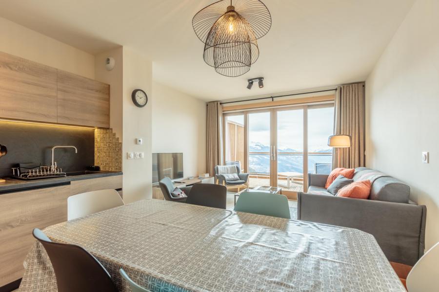 Skiverleih 3-Zimmer-Appartment für 6 Personen (113) - Résidence le Ridge - Les Arcs - Wohnzimmer