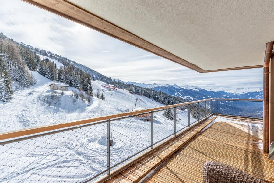 Аренда на лыжном курорте Апартаменты 4 комнат 10 чел. (402) - Résidence le Ridge - Les Arcs - зимой под открытым небом