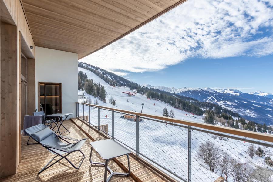 Аренда на лыжном курорте Апартаменты 5 комнат 12 чел. (506) - Résidence le Ridge - Les Arcs - зимой под открытым небом