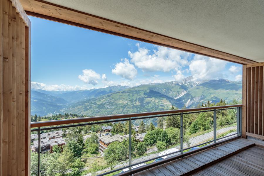 Wynajem na narty Apartament 3 pokojowy 6 osób (107) - Résidence le Ridge - Les Arcs - Taras