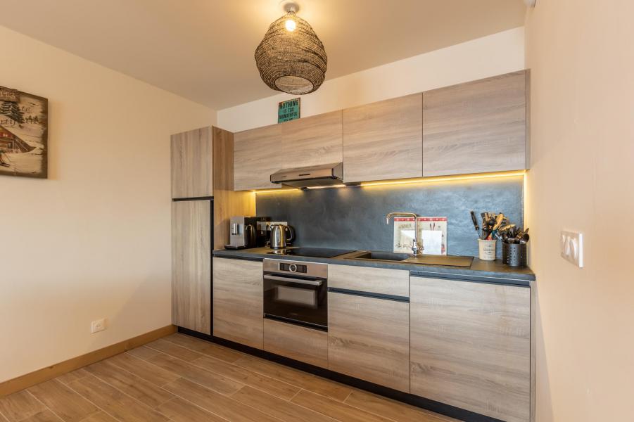 Wynajem na narty Apartament 3 pokojowy z alkową 8 osób (403) - Résidence le Ridge - Les Arcs - Aneks kuchenny