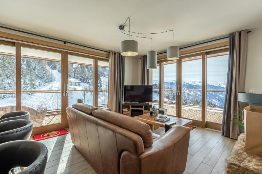 Ski verhuur Appartement 4 kamers 10 personen (402) - Résidence le Ridge - Les Arcs - Woonkamer