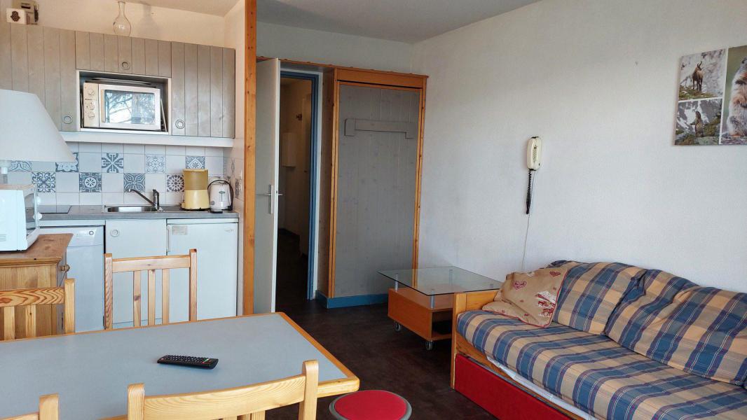 Skiverleih 2-Zimmer-Appartment für 5 Personen (214) - Résidence le Ruitor - Les Arcs - Wohnzimmer