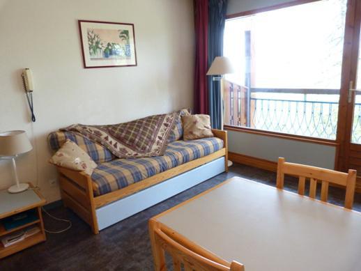 Skiverleih 2-Zimmer-Appartment für 5 Personen (214) - Résidence le Ruitor - Les Arcs - Wohnzimmer
