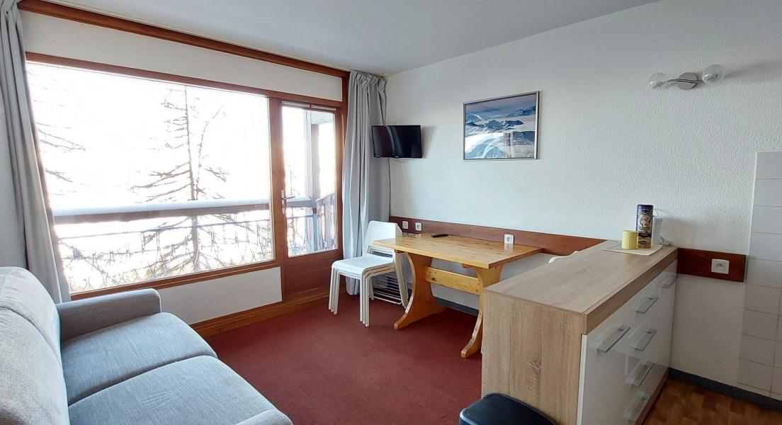 Ski verhuur Appartement 2 kamers 4 personen (513) - Résidence le Ruitor - Les Arcs - Woonkamer